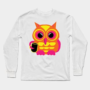 NIGHT OWLS NEED COFFEE Long Sleeve T-Shirt